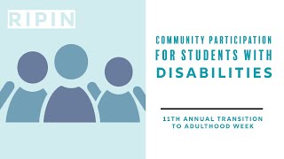 community participation for students with disabilities